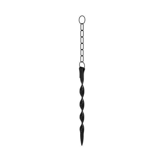 Rain chain anchoring stake