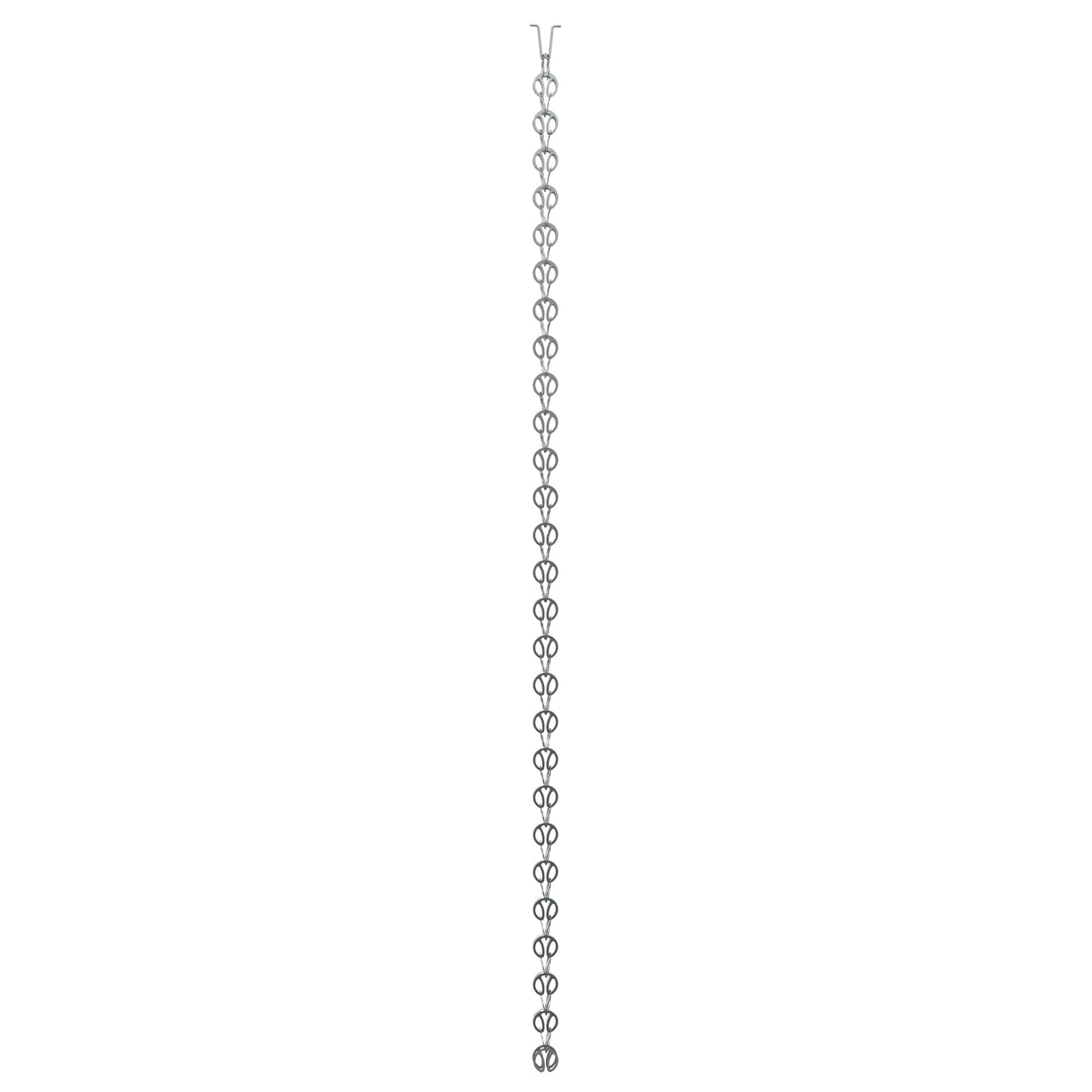 Modern Loop Rain Chain (Gray) Rain Chains Direct