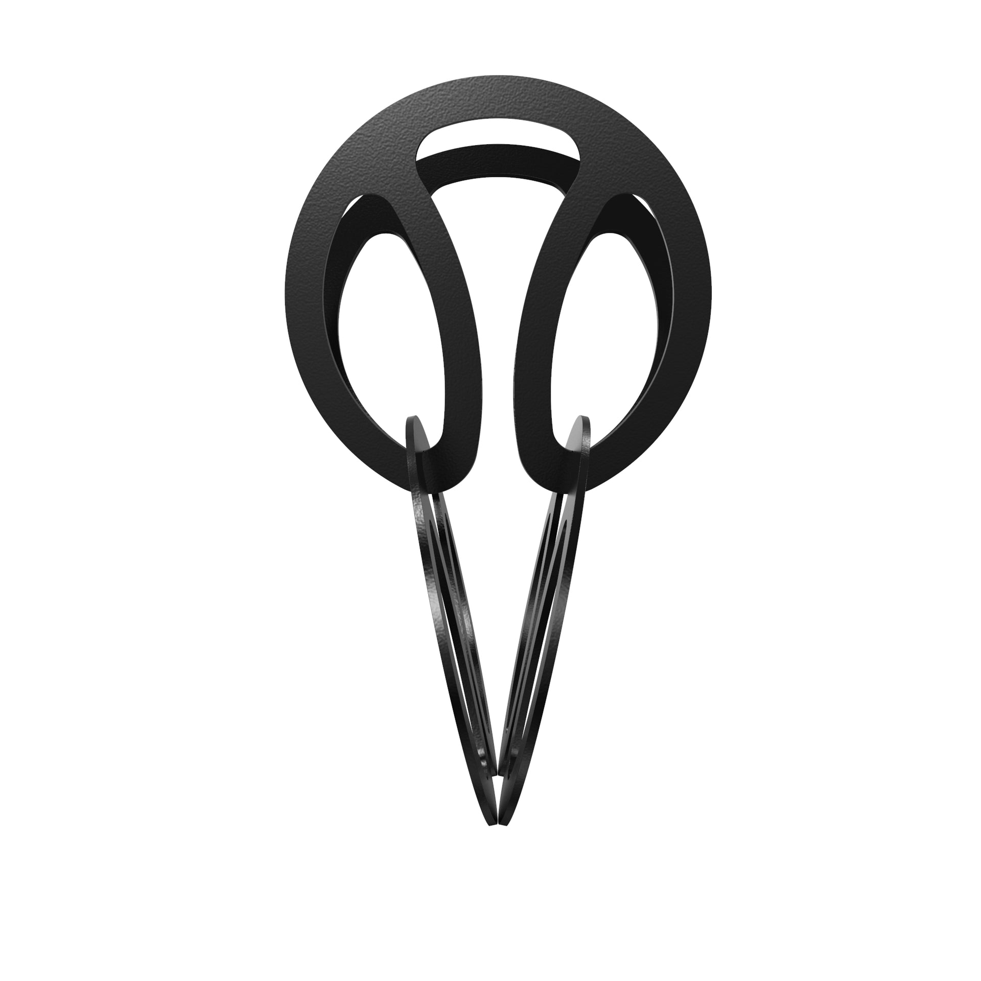 Modern Loop Rain Chain (Black) Rain Chains Direct