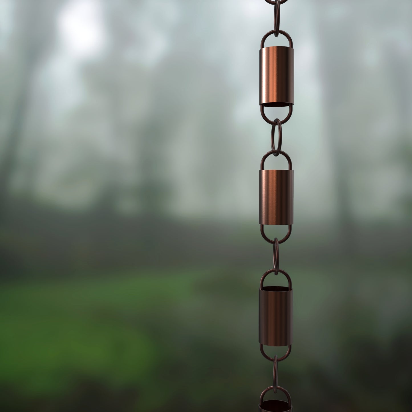 Channel Link Rain Chain (Copper)