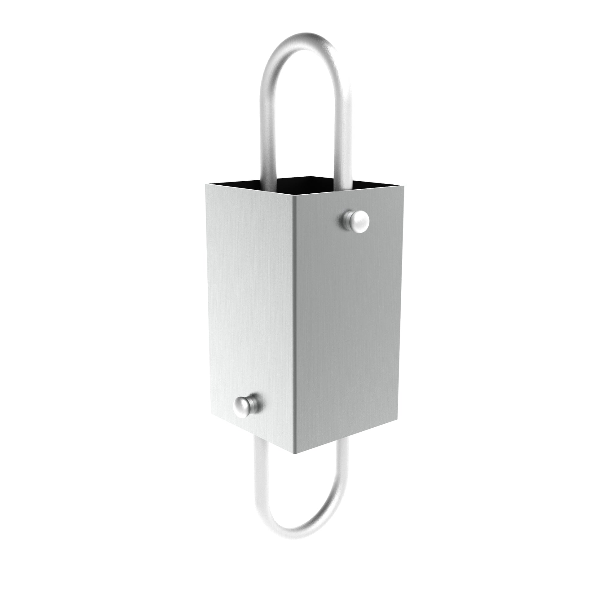 Square Link Rain Chain (Gray) – Rain Chains Direct