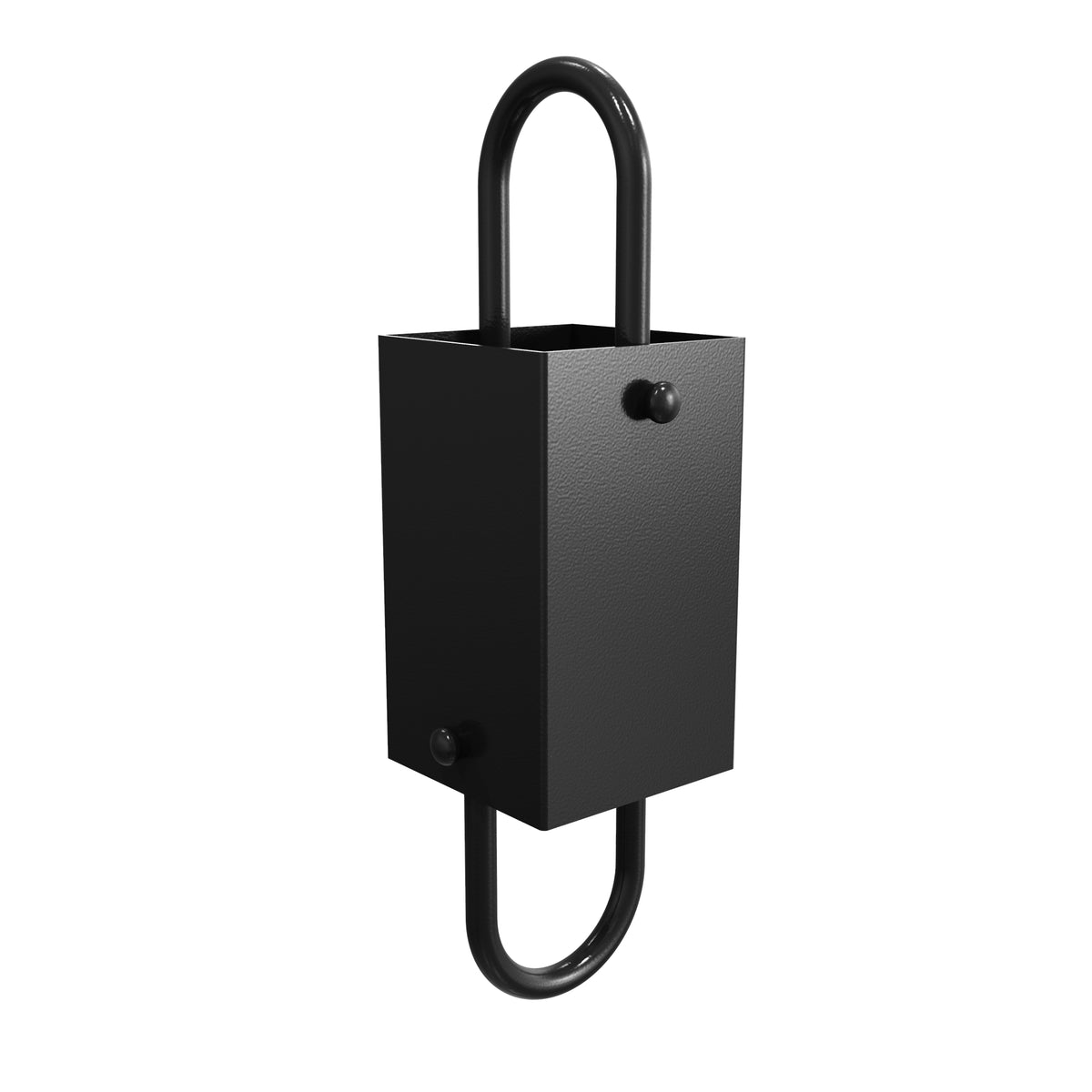 Square Link Rain Chain (Black)